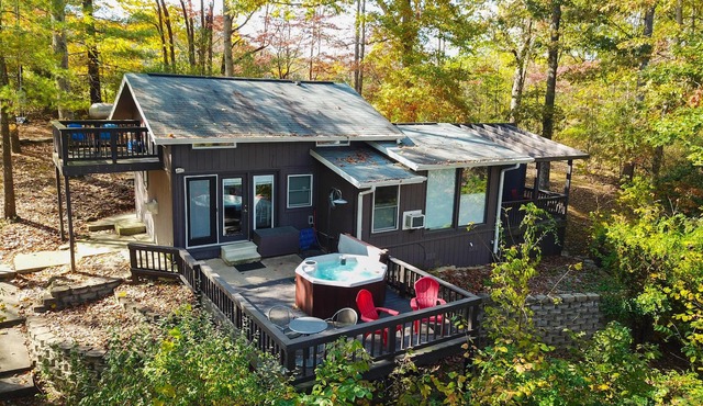 Pet-friendly, located on Lake Monroe.