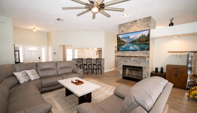 Pet-Friendly Luxury Retreat with Game Room and Fire Pit!