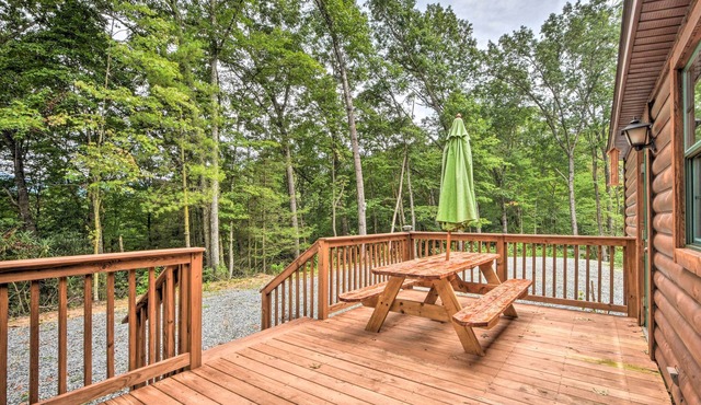 Pet-Friendly Marble Cabin w/Deck, Grill, Fire Pit