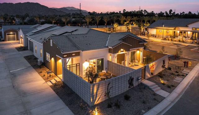 Pet-Friendly Modern Escape Near Coachella | Resort Pool + Hot Tub + Firepit