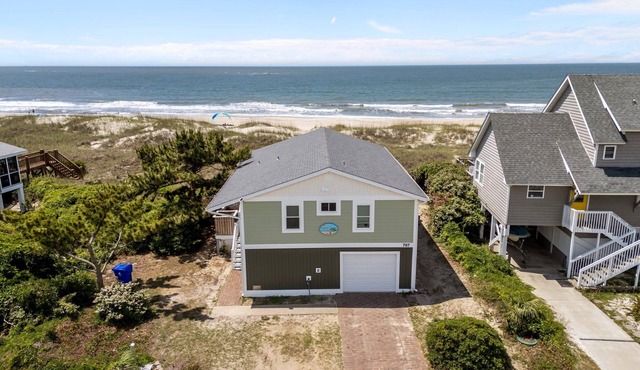 Pet friendly private ocean front cottage nestled in peaceful Caswell Beach. Running Down A Dream
