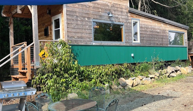 Pet friendly, quiet tiny house with bedroom and queen loft