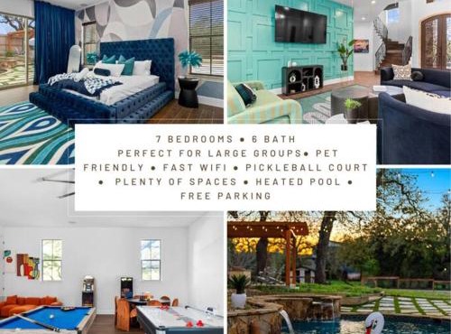 Pet friendly Retreat in Austin with Pool-Backyard