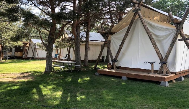 Pet-Friendly Safari Tent Glamping in Swan Valley, Idaho near Jackson Hole