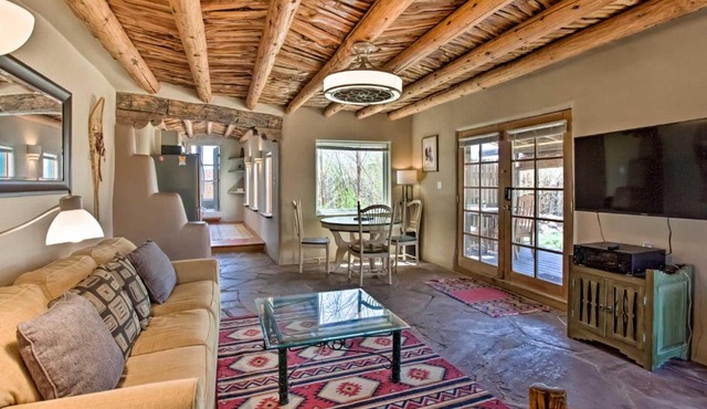 Pet-Friendly Taos House with Patio and Hammock!