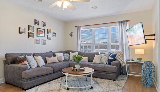 Pet-Friendly Townhome Steps to Beach