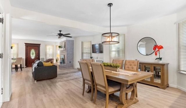 Pet Friendly w/fenced yard; 2BR 2BA Home includes HUGE porch, BBQ & game room!