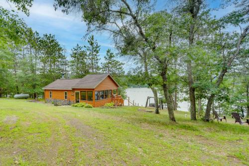 Pet-Friendly Waterfront Minong Cabin with Fire Pit