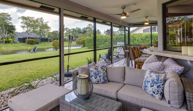 Pet-Friendly Wellington Vacation Rental on Canal!