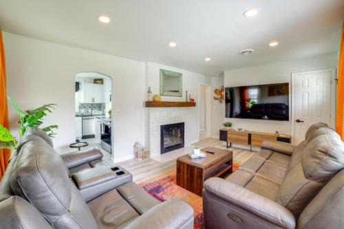 Pet Friendly with Yard! Modern La Porte Home By Dtwn