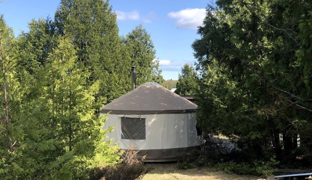 Pet-Friendly Yurt Escape in the Ontario Countryside - Perfect for Romantic Getaways in Tehkummah