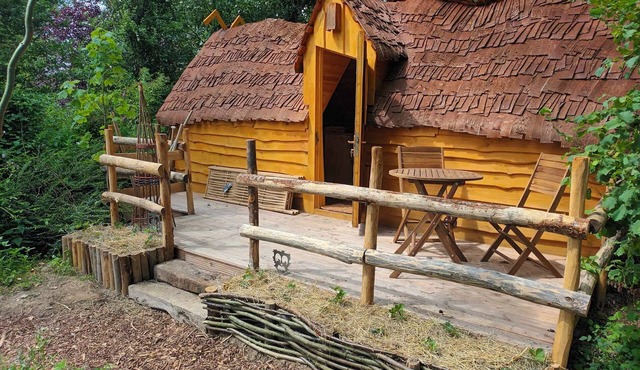 Petite Cabane Féérique Dans la Campagne
