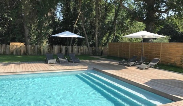 Petite Maison - Piscine & Vue mer Grange Ouest