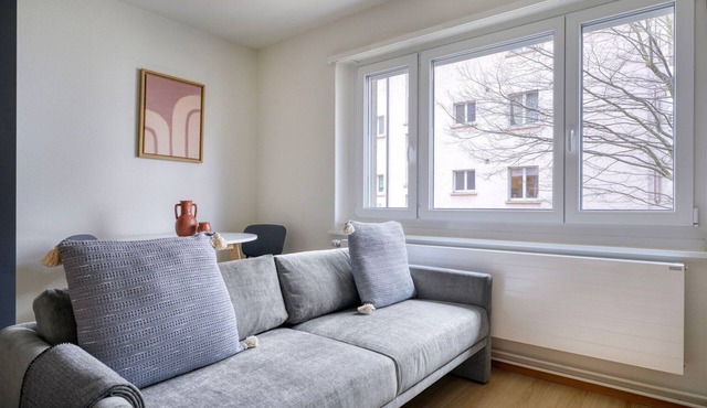 Phenomenal Wiedikon Studio w/Shared W/D, 2 Min to Market, by Blueground