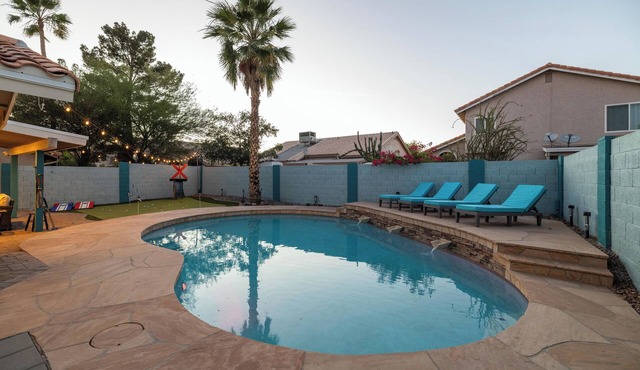 Phoenix 4BR Oasis—Free Heated Pool + Game Room