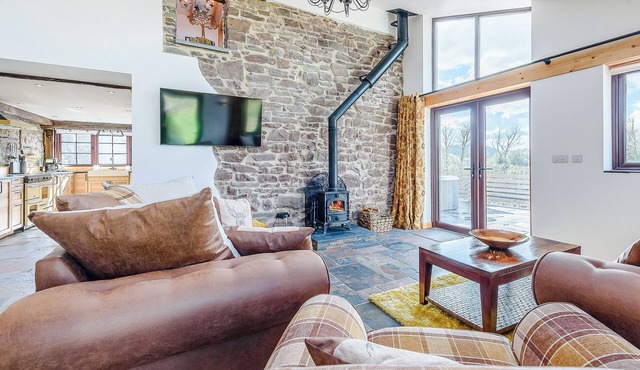 Picked for its luxury finish inside, stunning estuary views and a private hot tub.