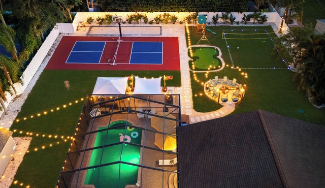 Pickleball-BBall-Volley-Bocce, Pool & Bar Resort