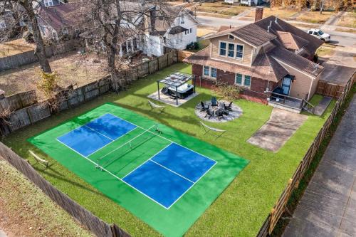 Pickleball Court Ev Power Dock Hot Tub Pool Table