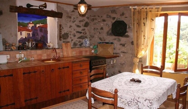 Picturesque gite with terraces in idyllic mountain village with views