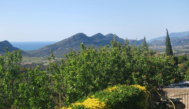 picturesque house at the intersection of balagne Cap Corse, charming promontory