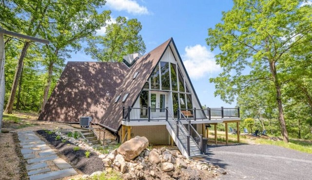 Picturesque views @ The Triple A-Frame