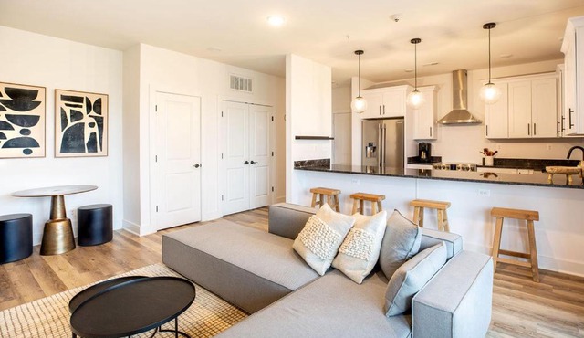 Piedmont Place Suite 401 Modern Apartment in Crozet Near King Family Vineyards