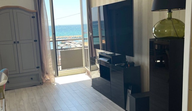 Pieds Dans Leau, vue Exceptionnelle, 50m2 Face à la Mer, Petit Animal Accepté