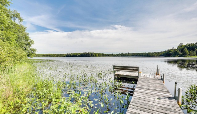 Pier & Lake-View Patio: Wisconsin Northwoods Cabin