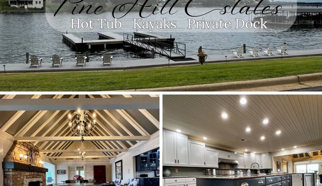 Pine Hill Manor - Lakehouse | Boat Dock + Hot Tub