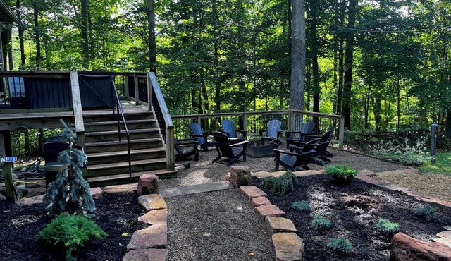 Pine Lane is your cozy, pet-friendly escape -w/hot tub, fire pit, & peaceful vibes near Mohican