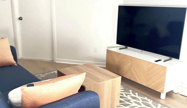 Pine Retreat: Private 2Br Unit with Patio & Fireplace (Free Parking)