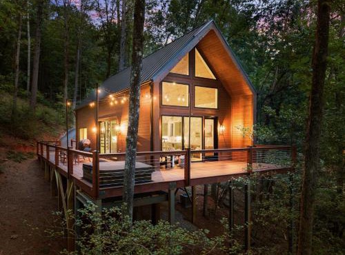Pine Valley Cabins Private Hot Tub & Mtn Views