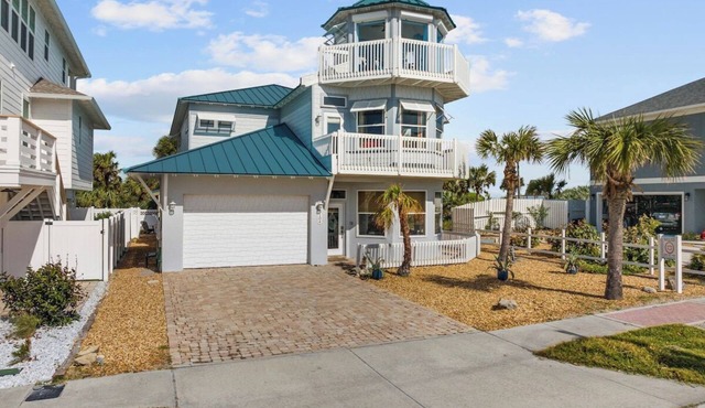 Pisces Rising | Oceanview Home with Pool & Hot Tub | Cupola | Balconies