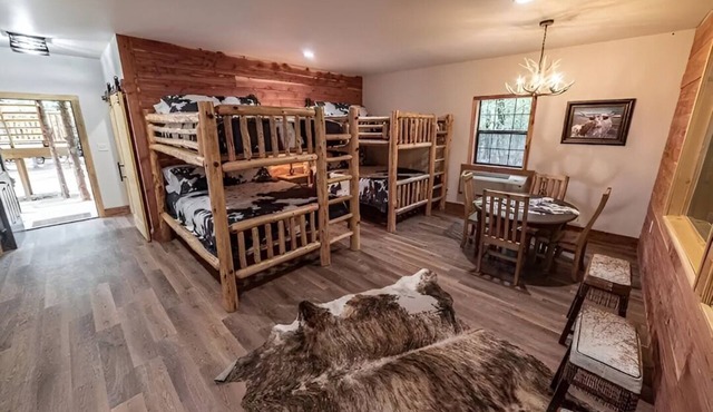 Pitchfork - bring your family for a sleepover with our Giraffe!