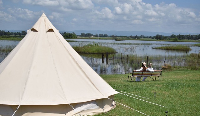 Pitt Town Lagoon Glamping