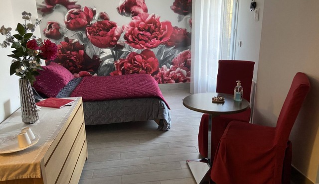 Pivoine Guest Room. Terrace with view. Breakfast included