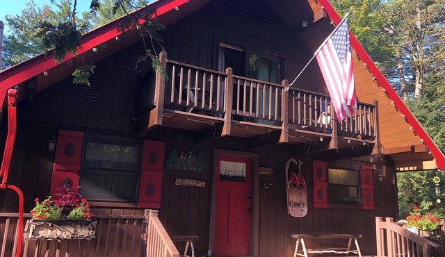 Placid Chalet -Unique, Private, & Walking Distance to Town