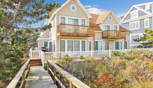 Plan your next vacation beach escape at this charming and family friendly OCEAN FRONT beach home! Activities included up to $300 FREE PER WEEK!