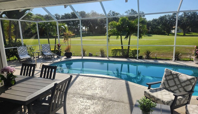 PLAYERS CLUB at Lely Resort! Home with NEW heated salt water pool on golf course