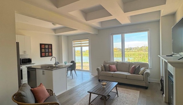 Pleasant 4 bedroom townhouse in Oakville with two Parkings