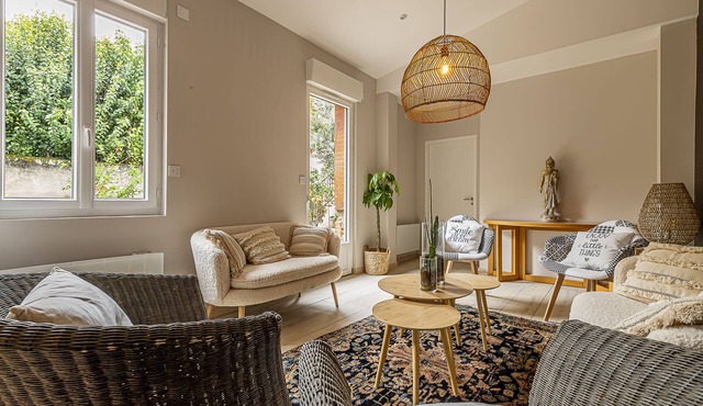 Pleasant and bright chartreuse with terrace