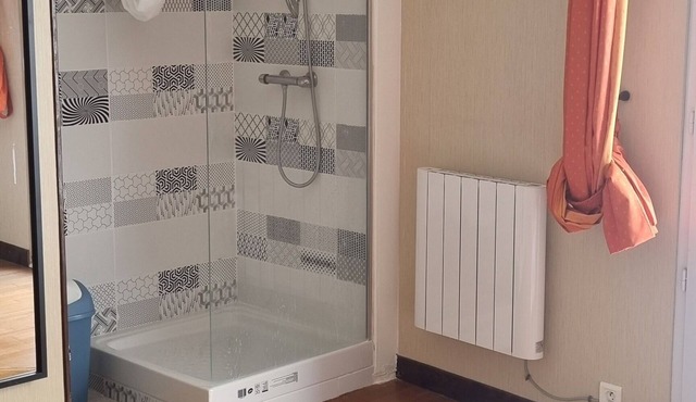 Pleasant duplex with enclosed motorcycle parking