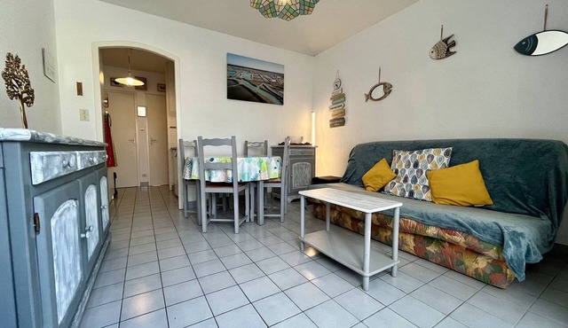 Pleasant 1-bedroom apartment near beach with parking in Oléron