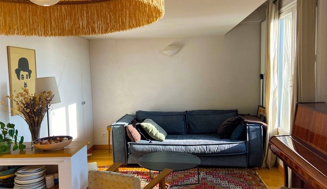 Pleasant studio with terrace in Belleville