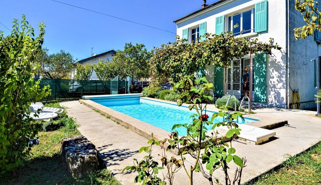 Pleasant vacation home with private pool.