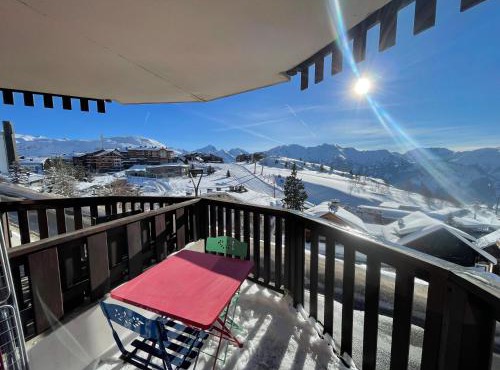 Plein centre Alpe d'Huez vue panoramique