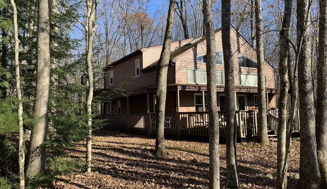 Pocono Lakefront Mountain Home.Do NOT make any requests until messaging us first