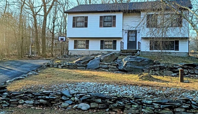 Pocono's Retreat with Gameroom, Firepit, and Lake