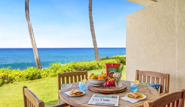 Poipu Shores 102A Shorebreak Lanai, Ground Floor U