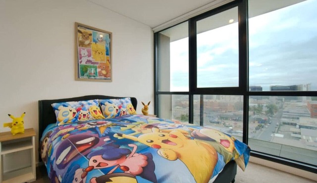 Pokemon Inspired Apt -Pool-Gym-Sauna-Steam Room